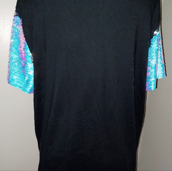 EXTREMELY RARE HTF VS PINK EXTRA LARGE MERMAID IRIDESCENT BLING GORGEOUS SHIRT - Picture 3 of 11